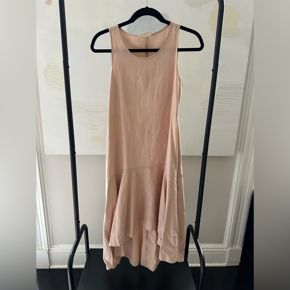 Anthropologie dress blush